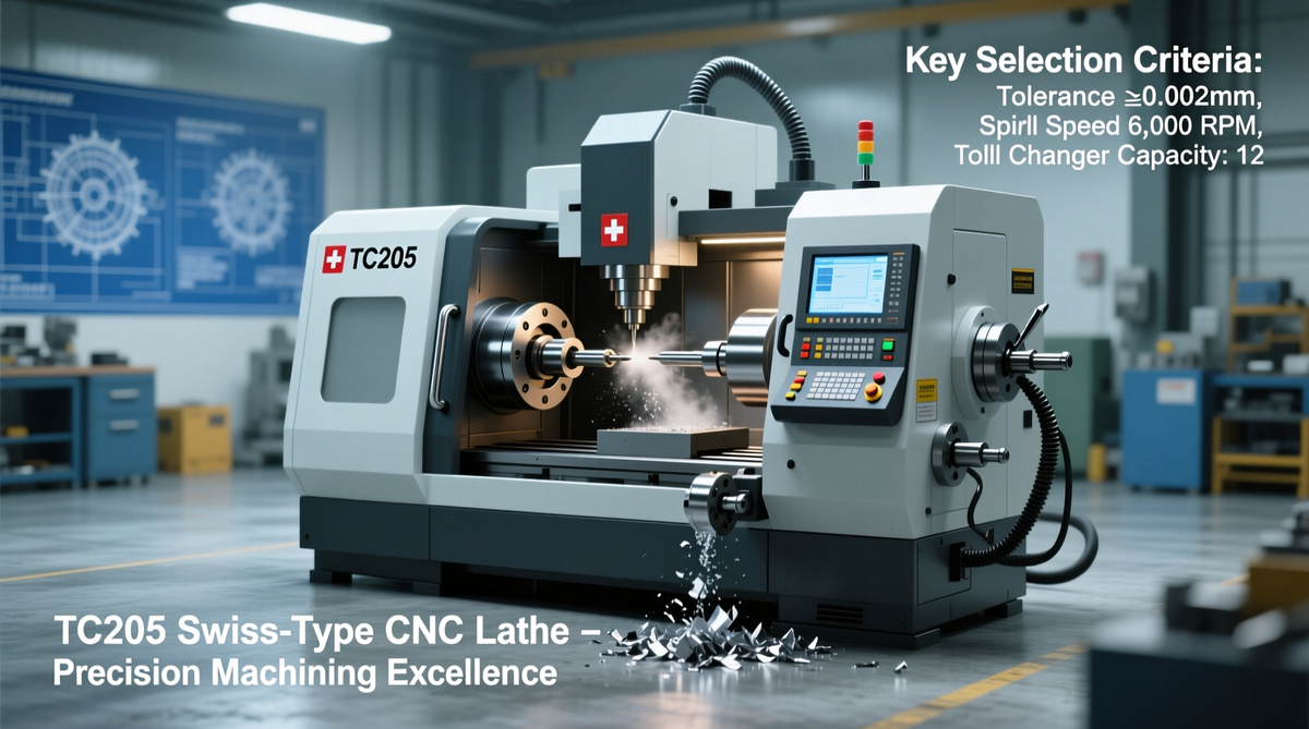 How to Choose the Best CNC Lathe Swiss Type TC205 for Precision
