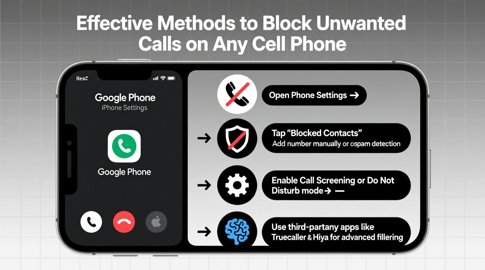 effective methods to block unwanted calls on any cell phone a complete step by step guide