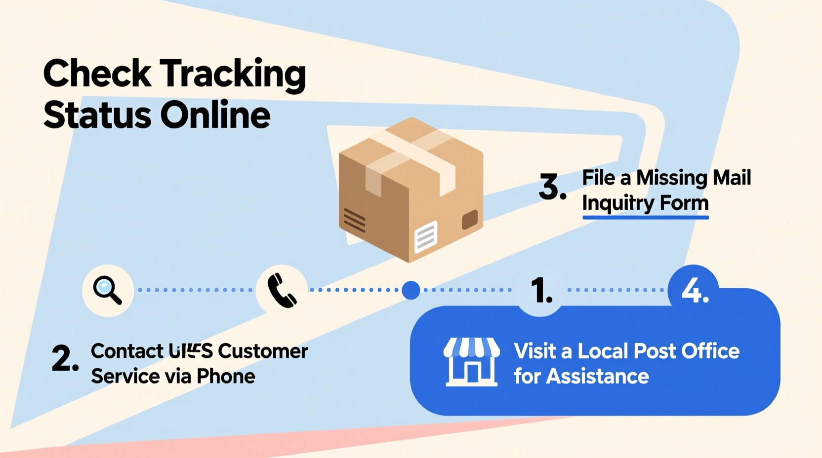 effective ways to reach usps for help with a missing package