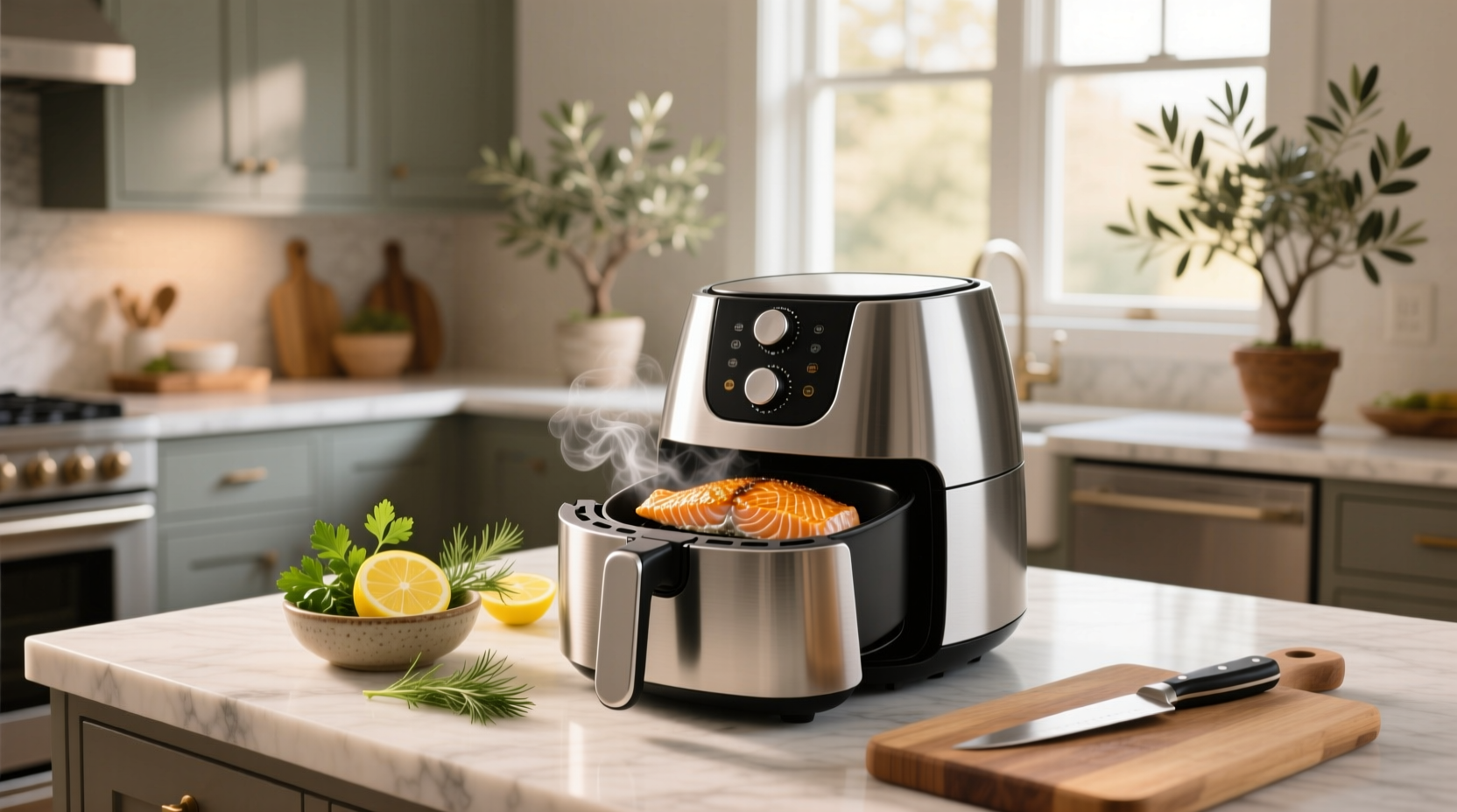 air fryer salmon temp time guide