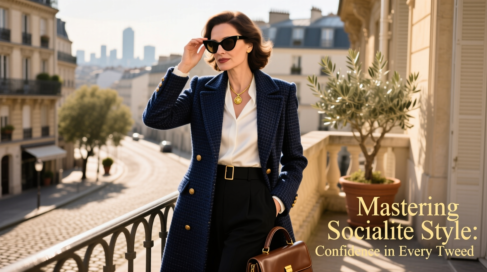 mastering socialite style chic outfit tips for wearing a tweed coat with confidence