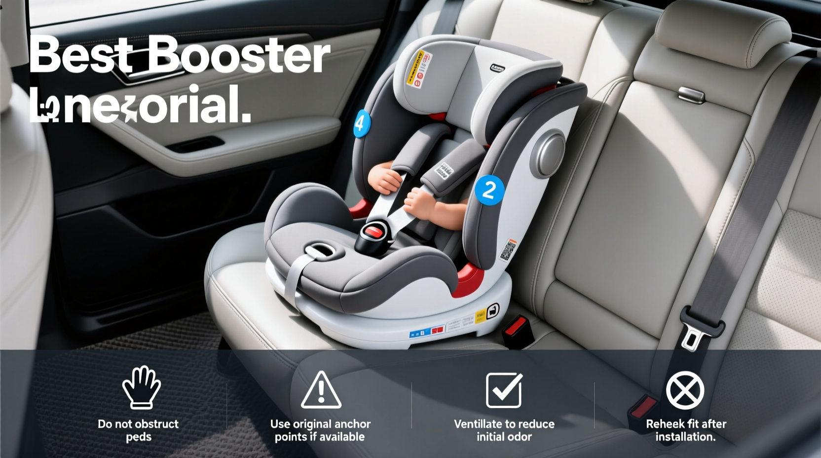 best booster seat for 3rd row
