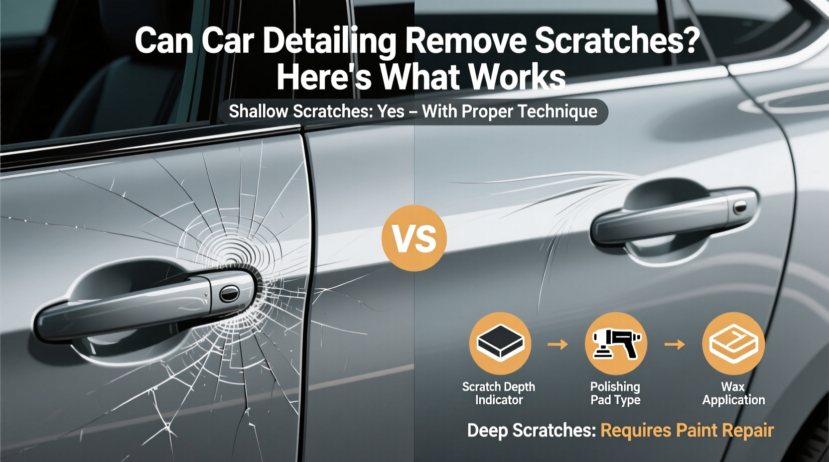 can detailing a car remove scratches