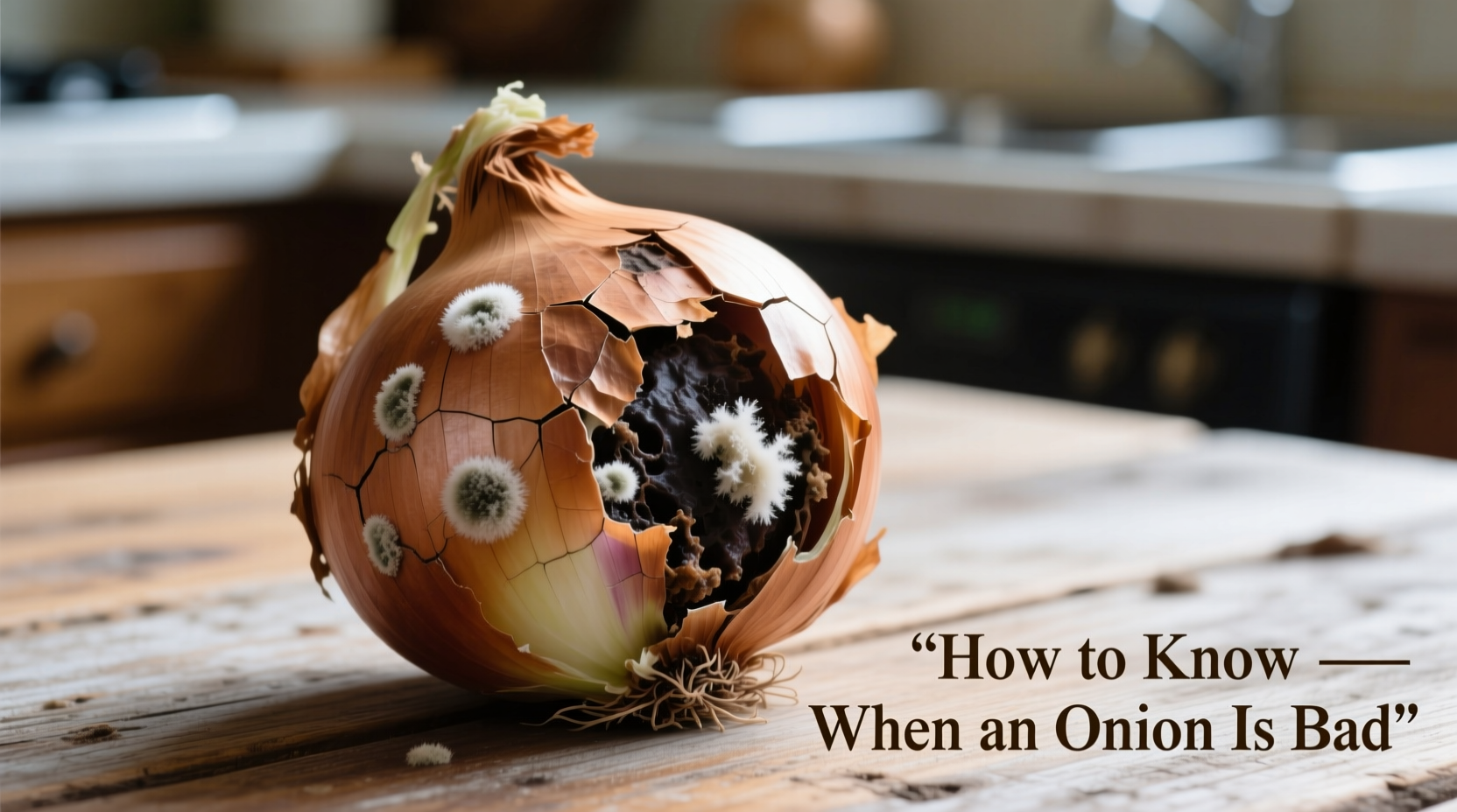 how to know when an onion is bad