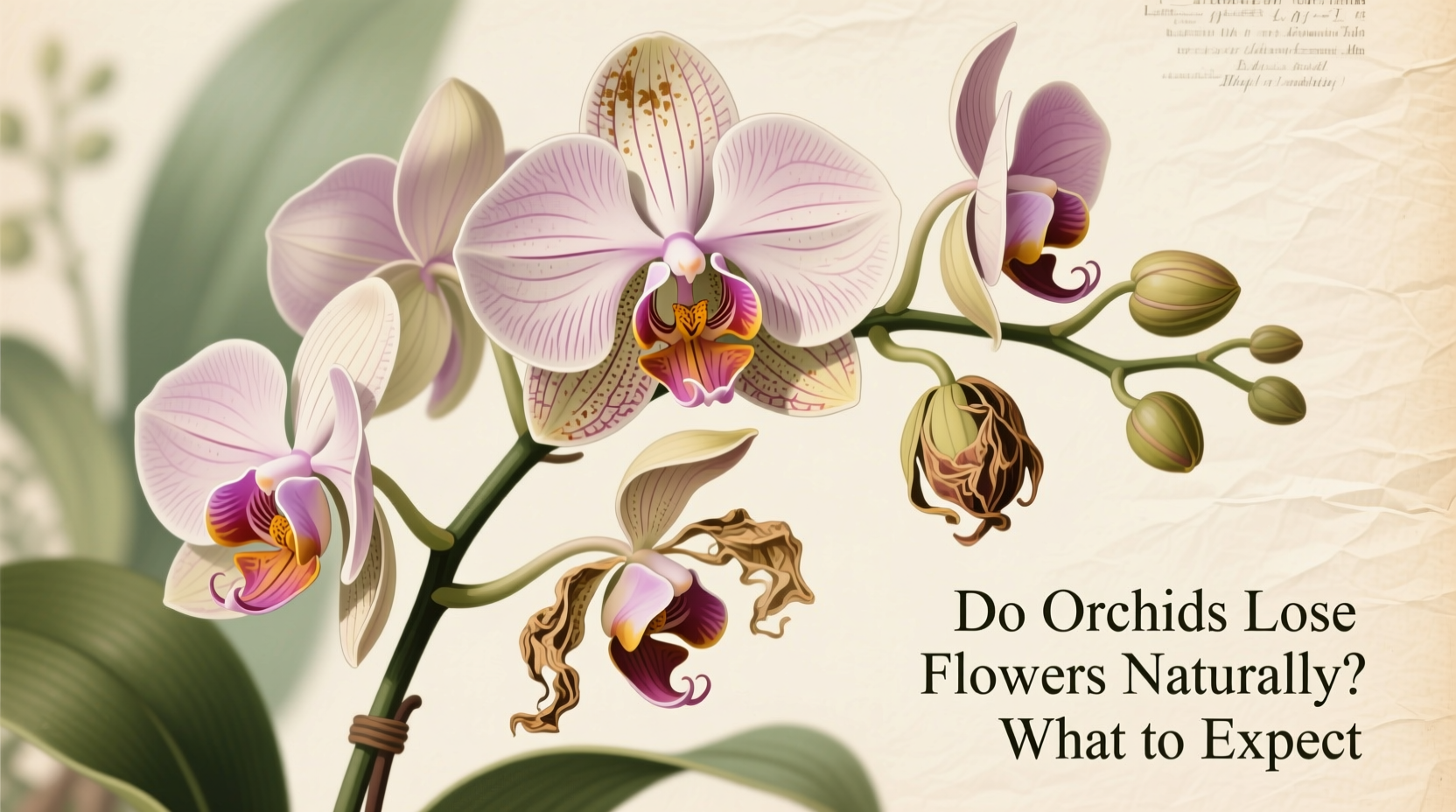 are orchids supposed to lose their flowers
