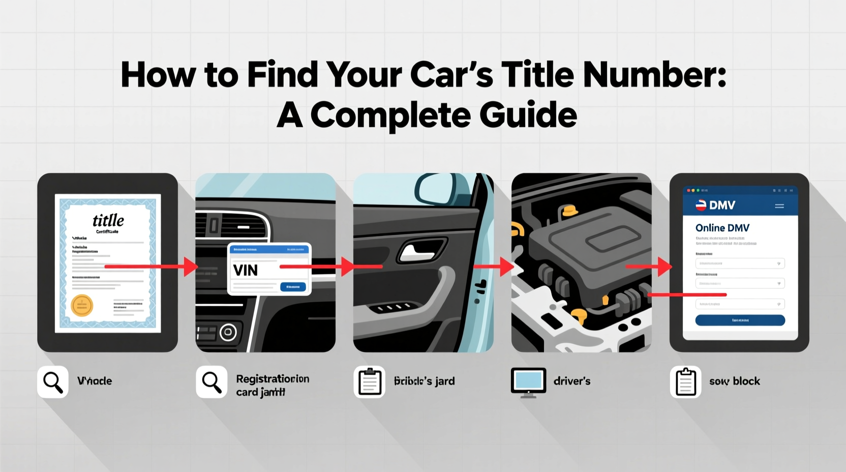 how do i get the title number for my car
