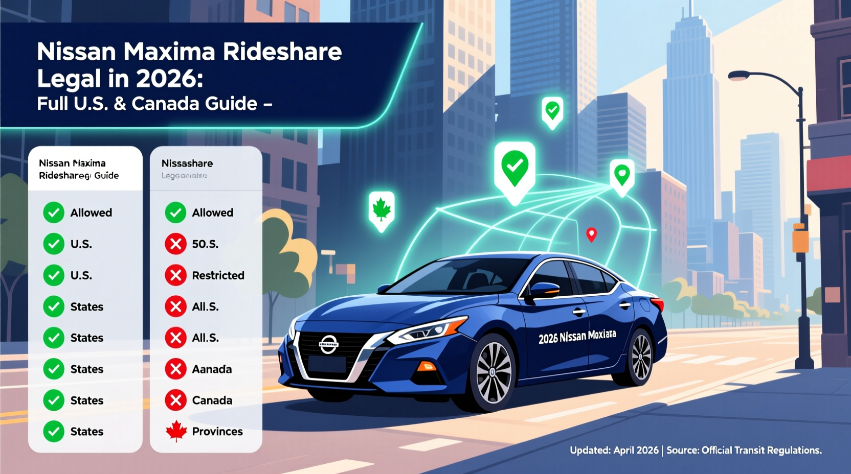 maxima rideshare legal 2026