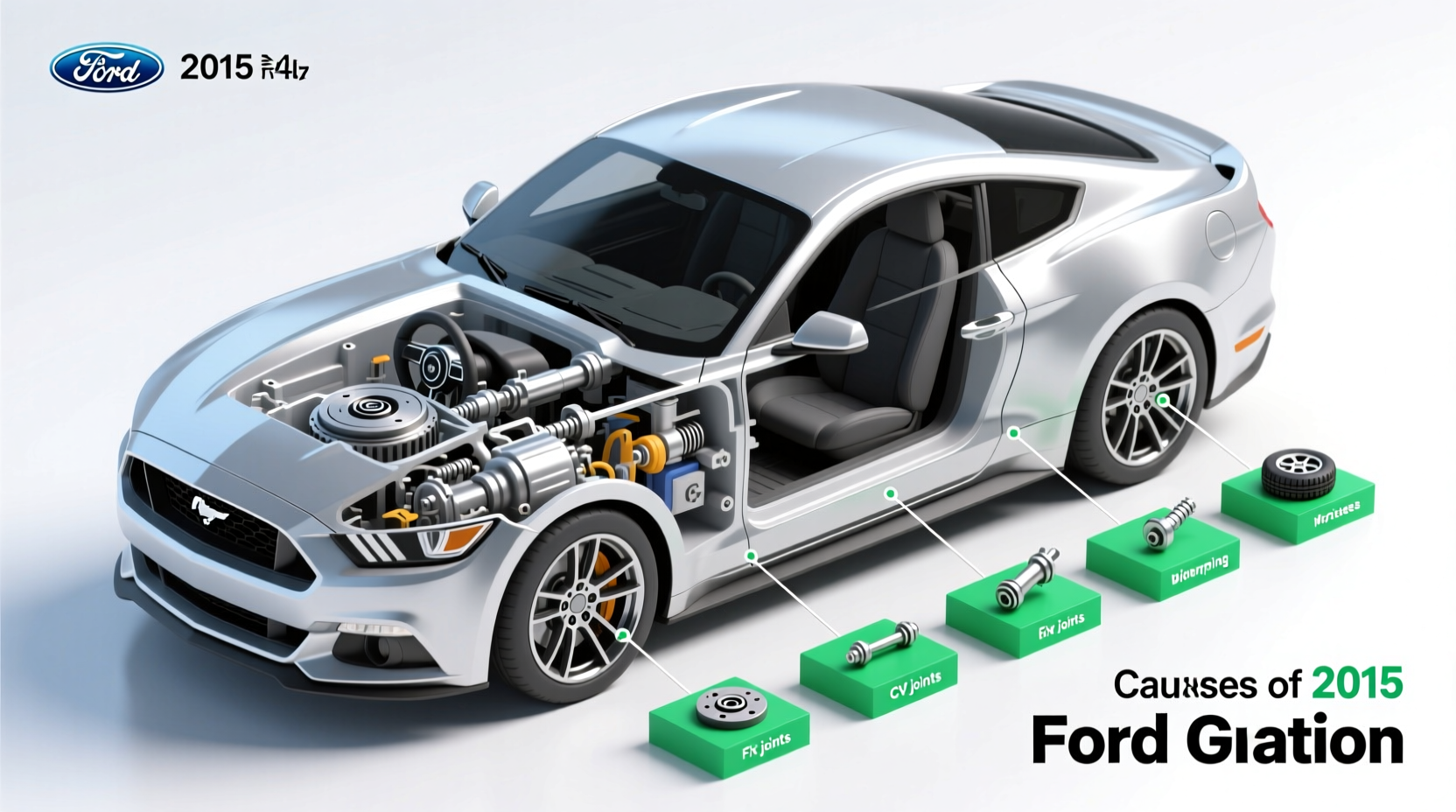 2015 mustang steering vibration cause