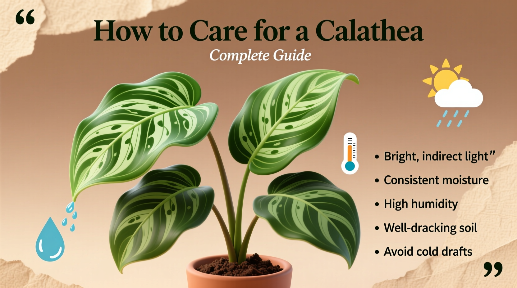 How to Care for a Calathea: Complete Guide