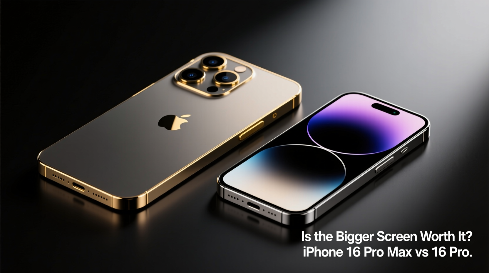 iphone 16 pro max vs 16 pro is the bigger screen really worth it