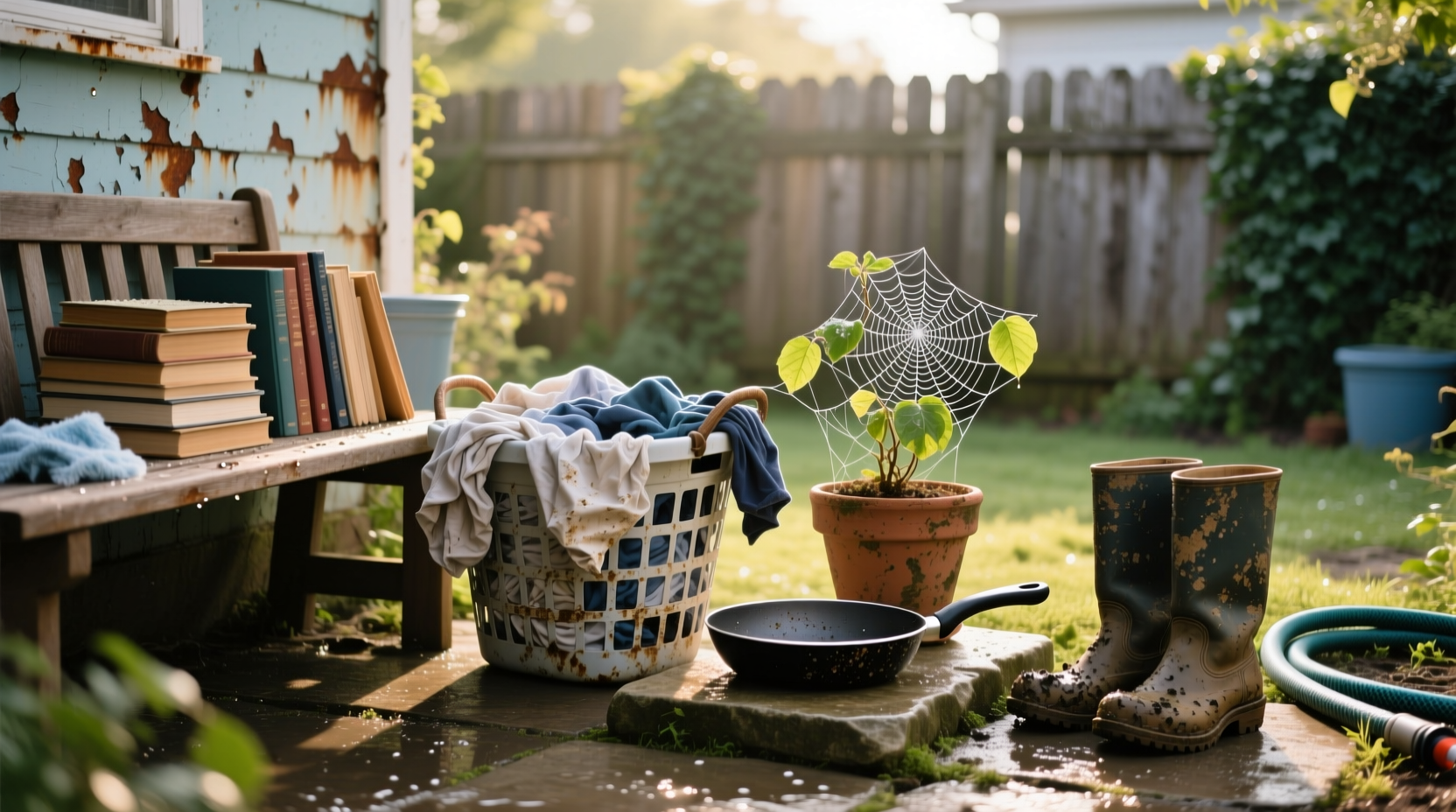all the things in your house you can just clean outside