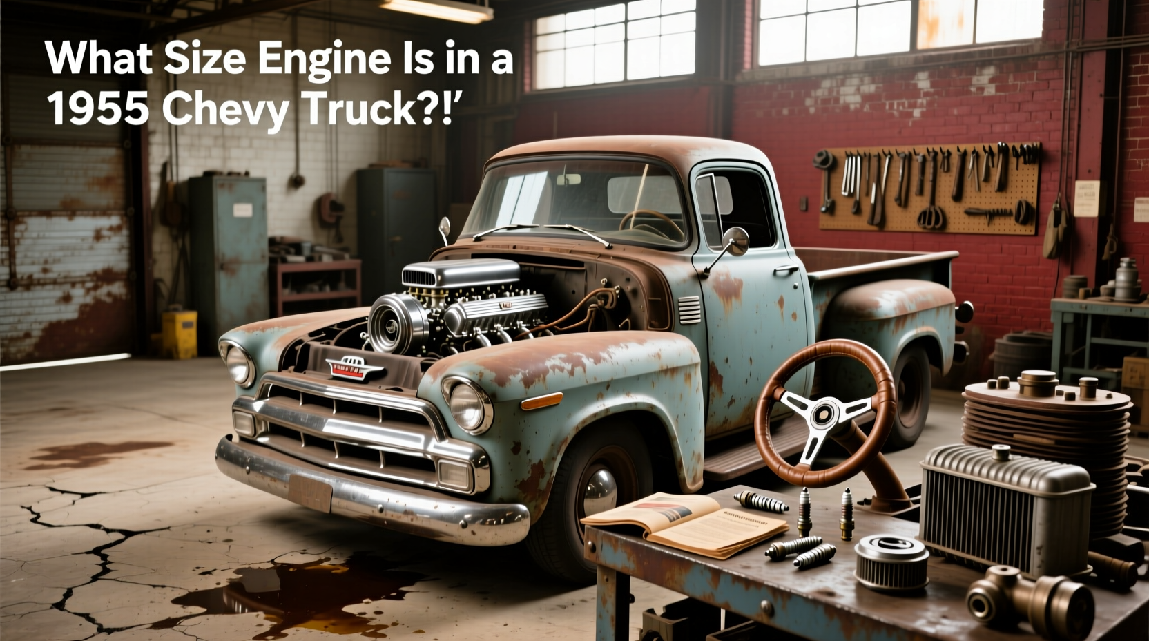 1955 chevy truck parts engine guide