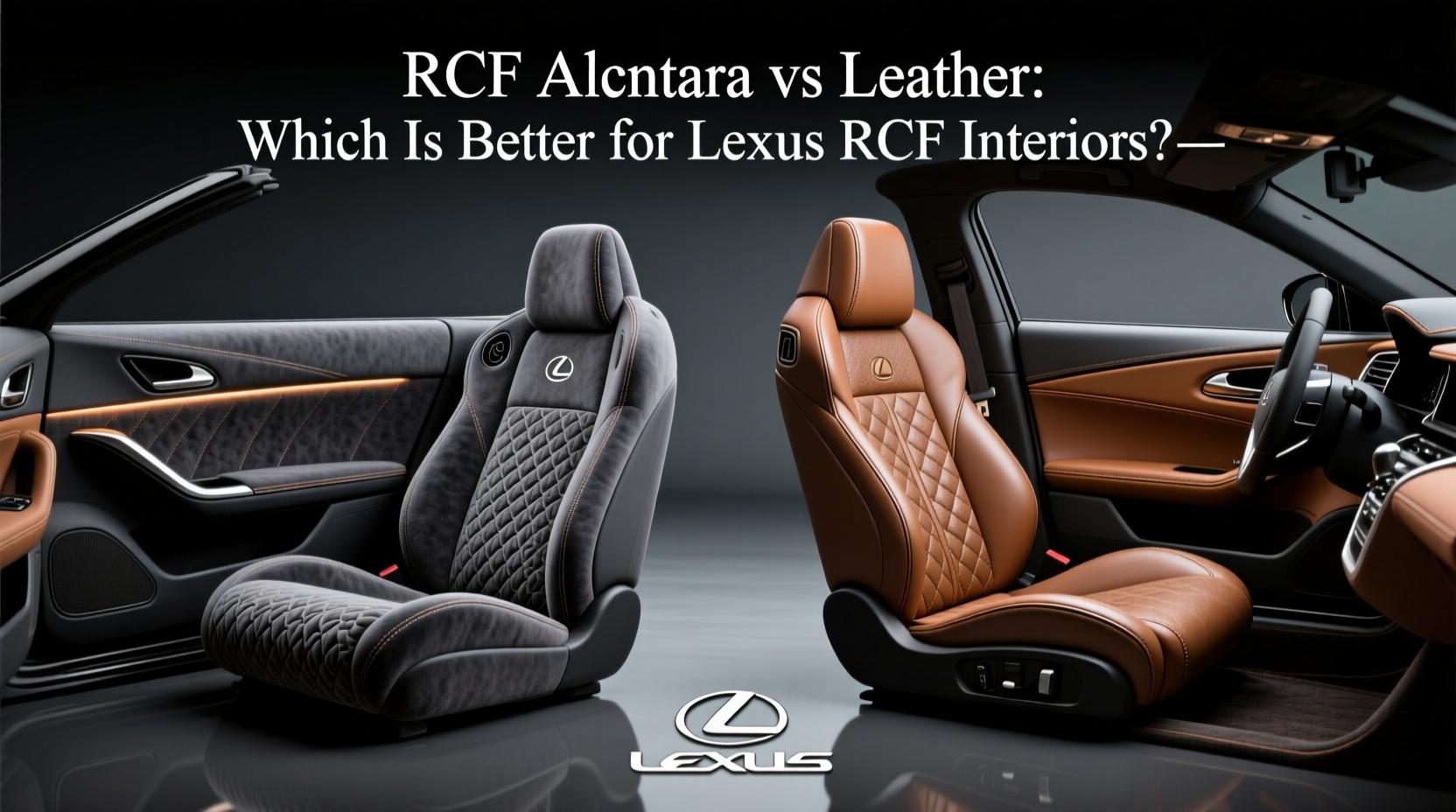 rcf alcantara vs leather