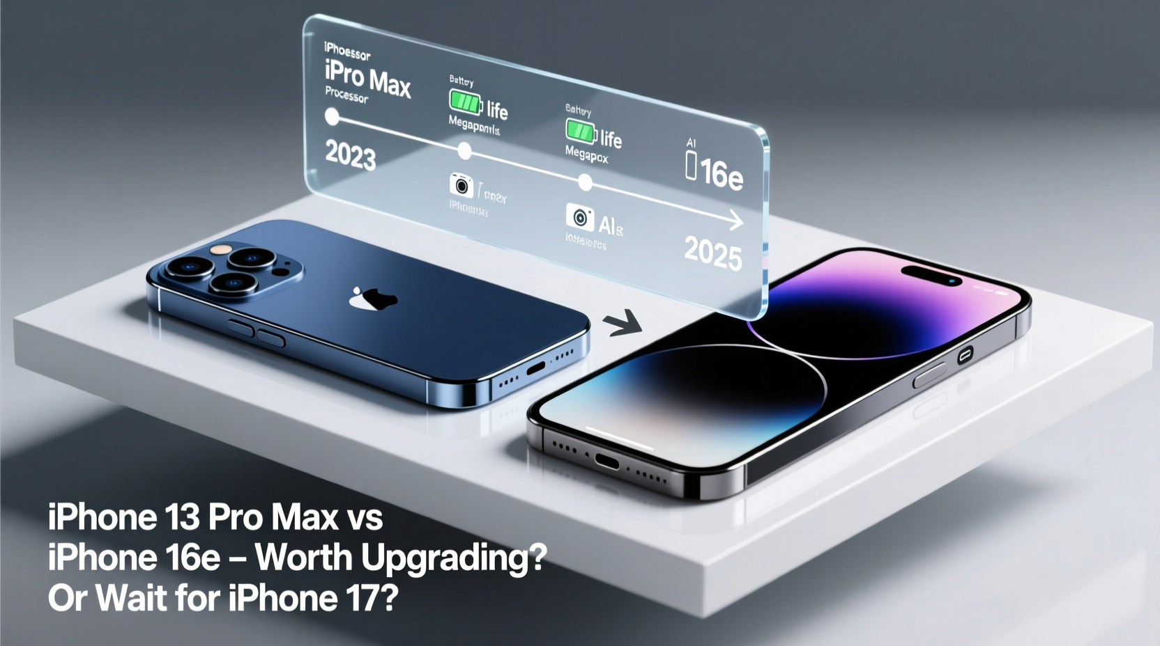 iphone 13 pro max vs iphone 16e is it worth upgrading or should i wait for the 17