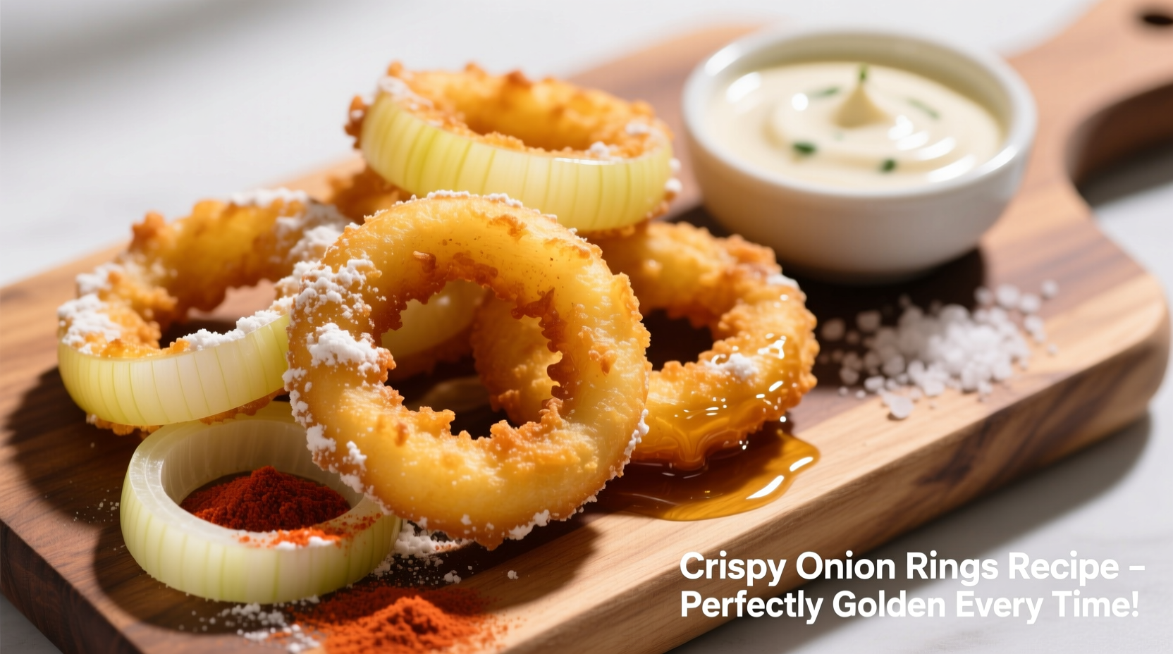 crispy onion rings recipe