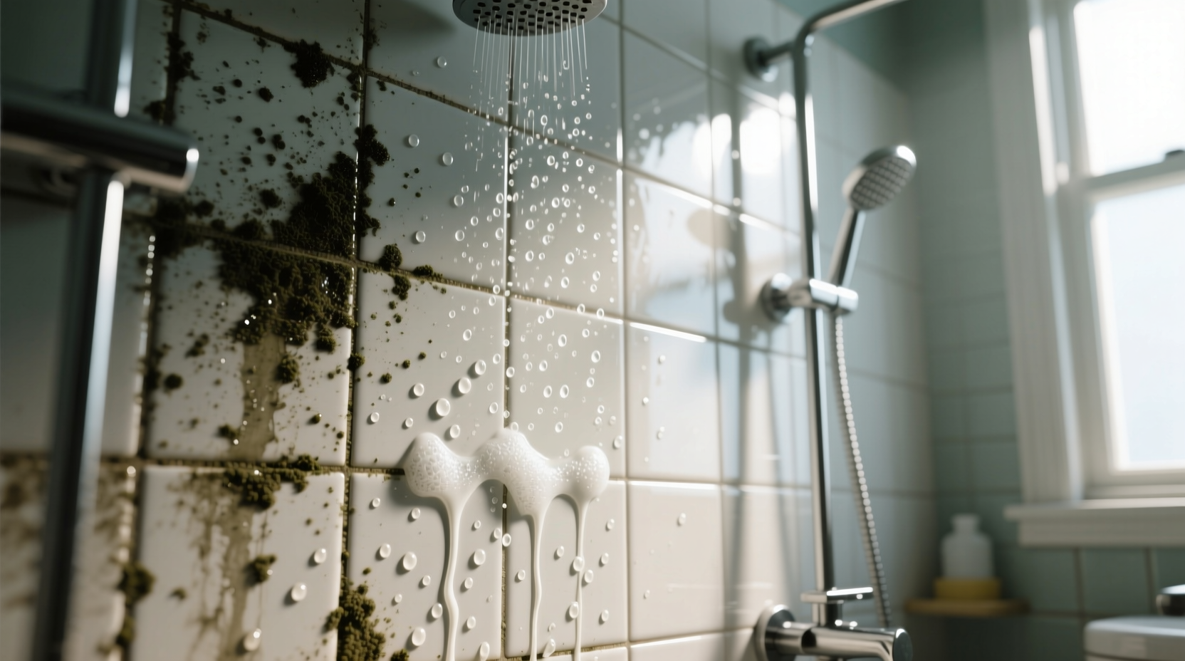 how to clean shower with hydrogen peroxide