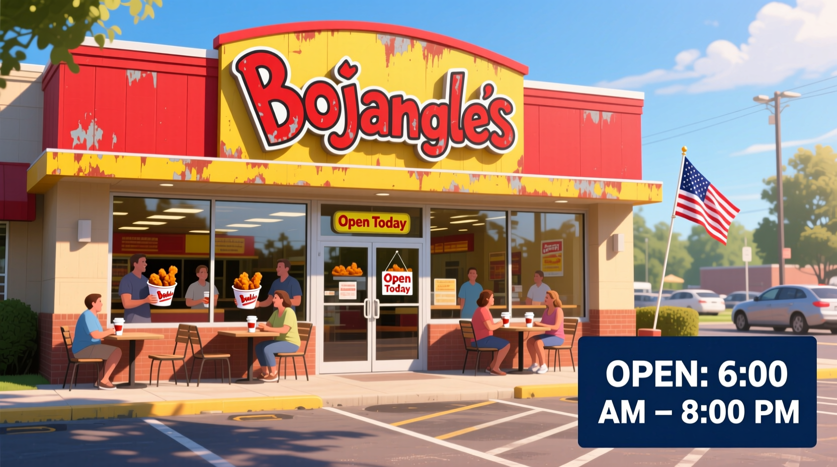 is bojangles open on labor day