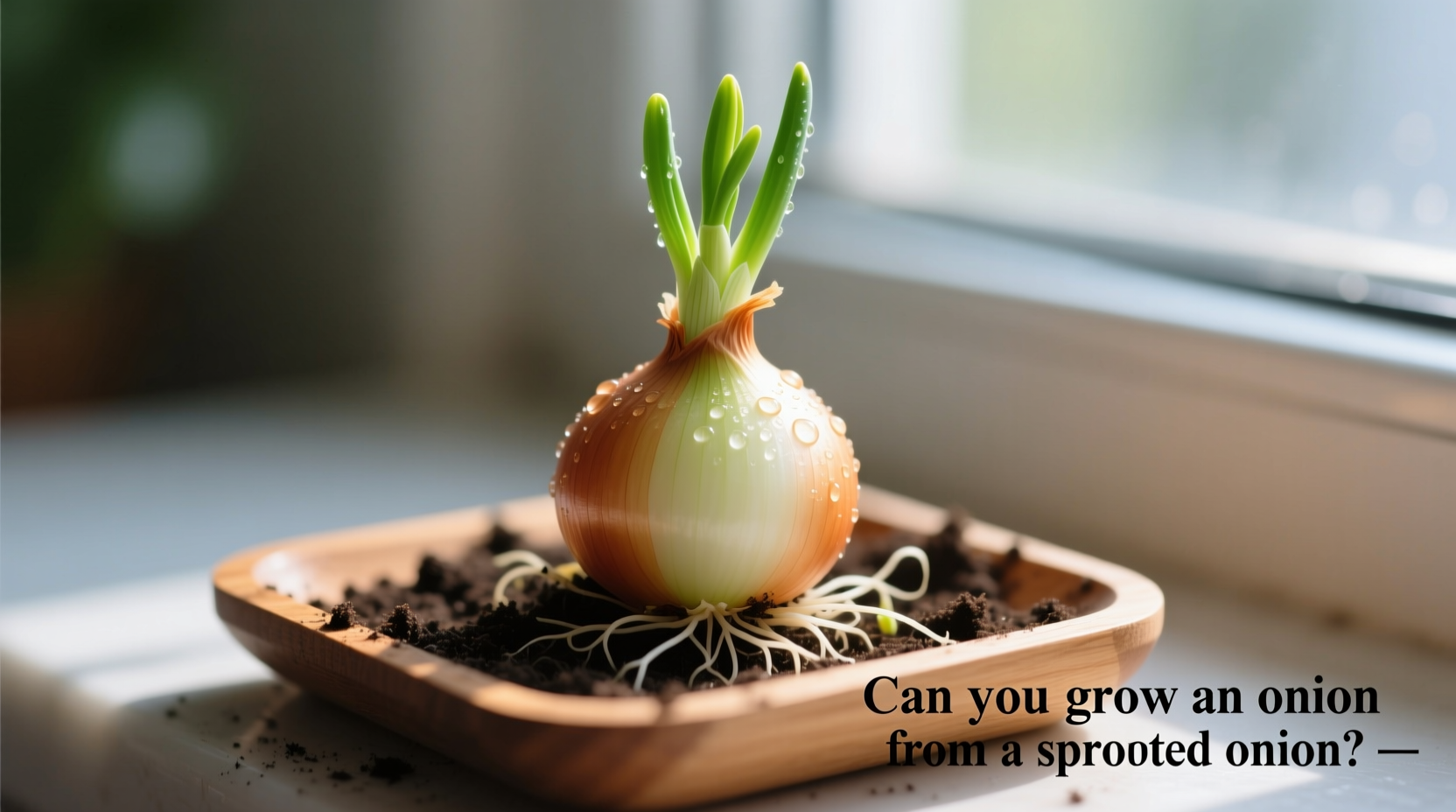 can you grow an onion from a sprouted onion