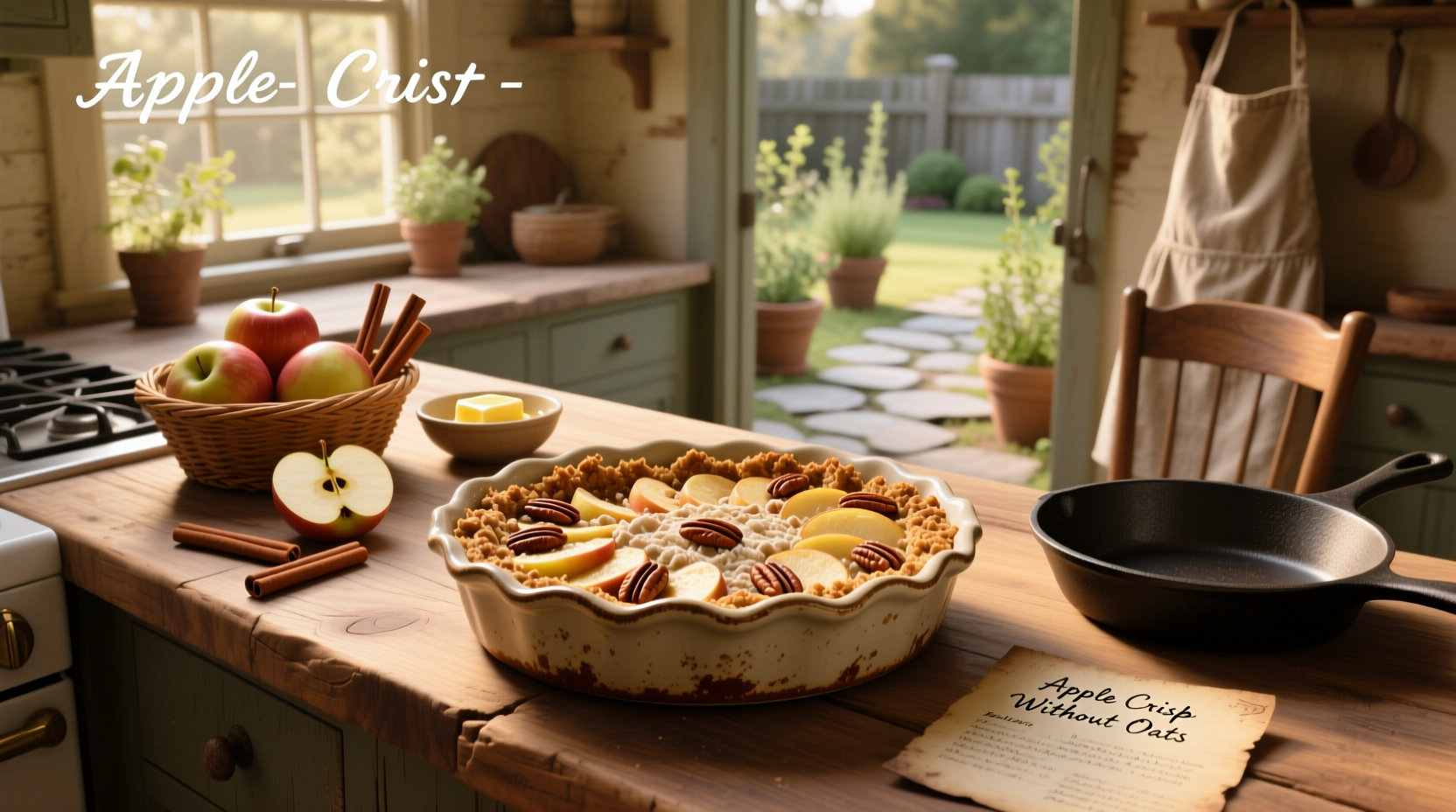 apple crisp without oats recipes