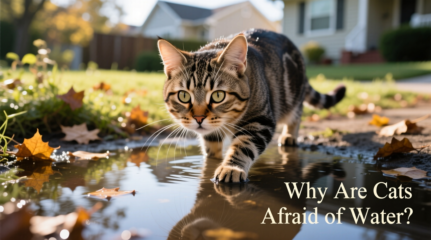 Picture of Why Are Cats Afraid Of Water Exploring The Reasons Behind The Fear