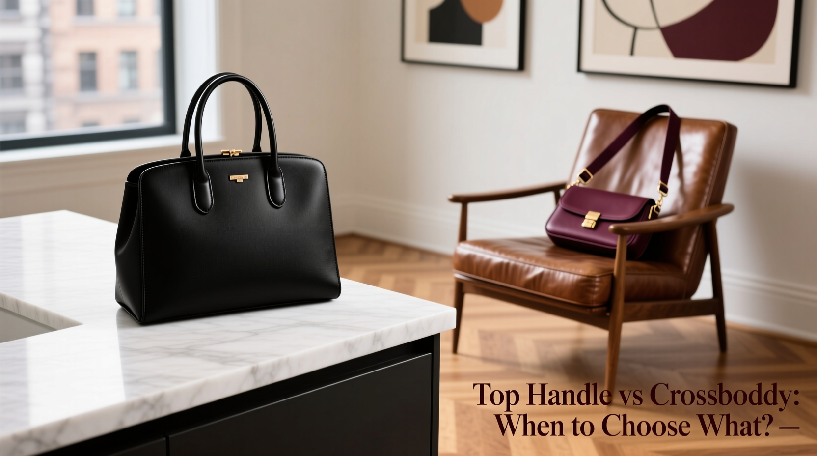 is a top handle bag too formal when to choose crossbody vs top handle