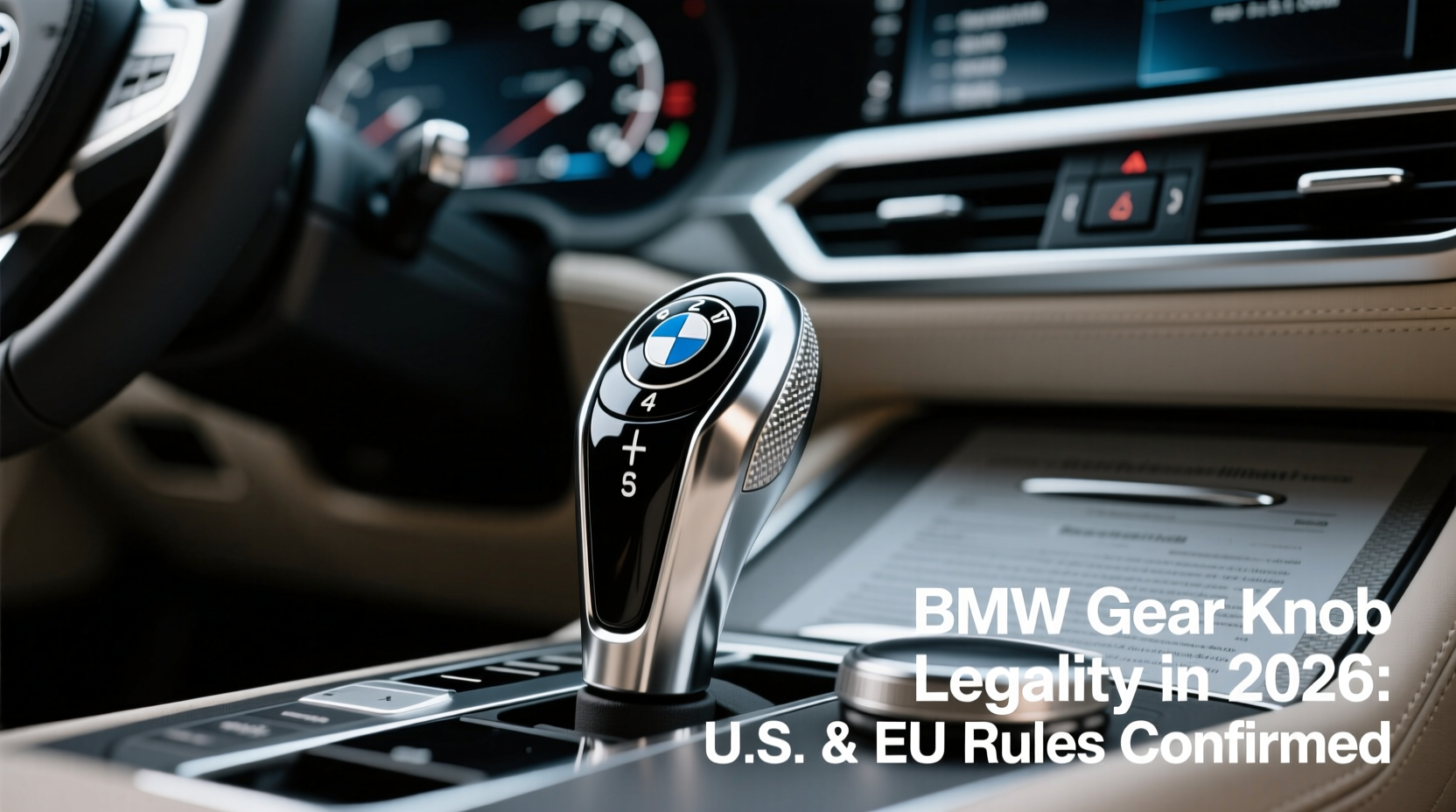 bmw gear knob legality 2026