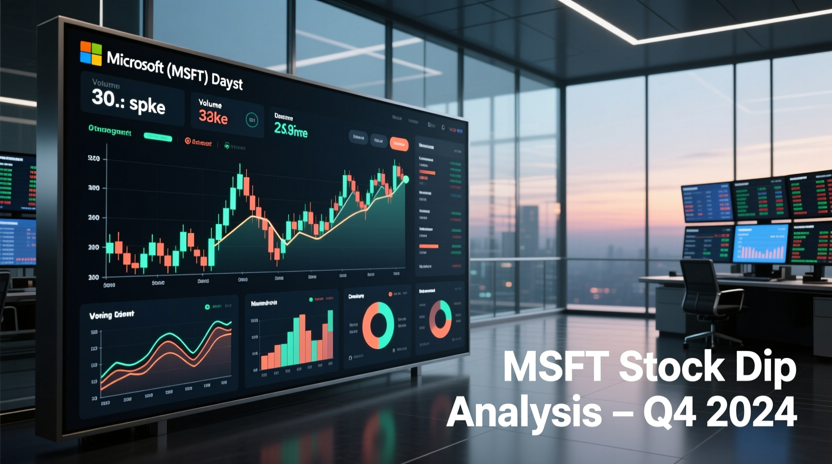 why is msft stock down analyzing the dip in microsoft shares