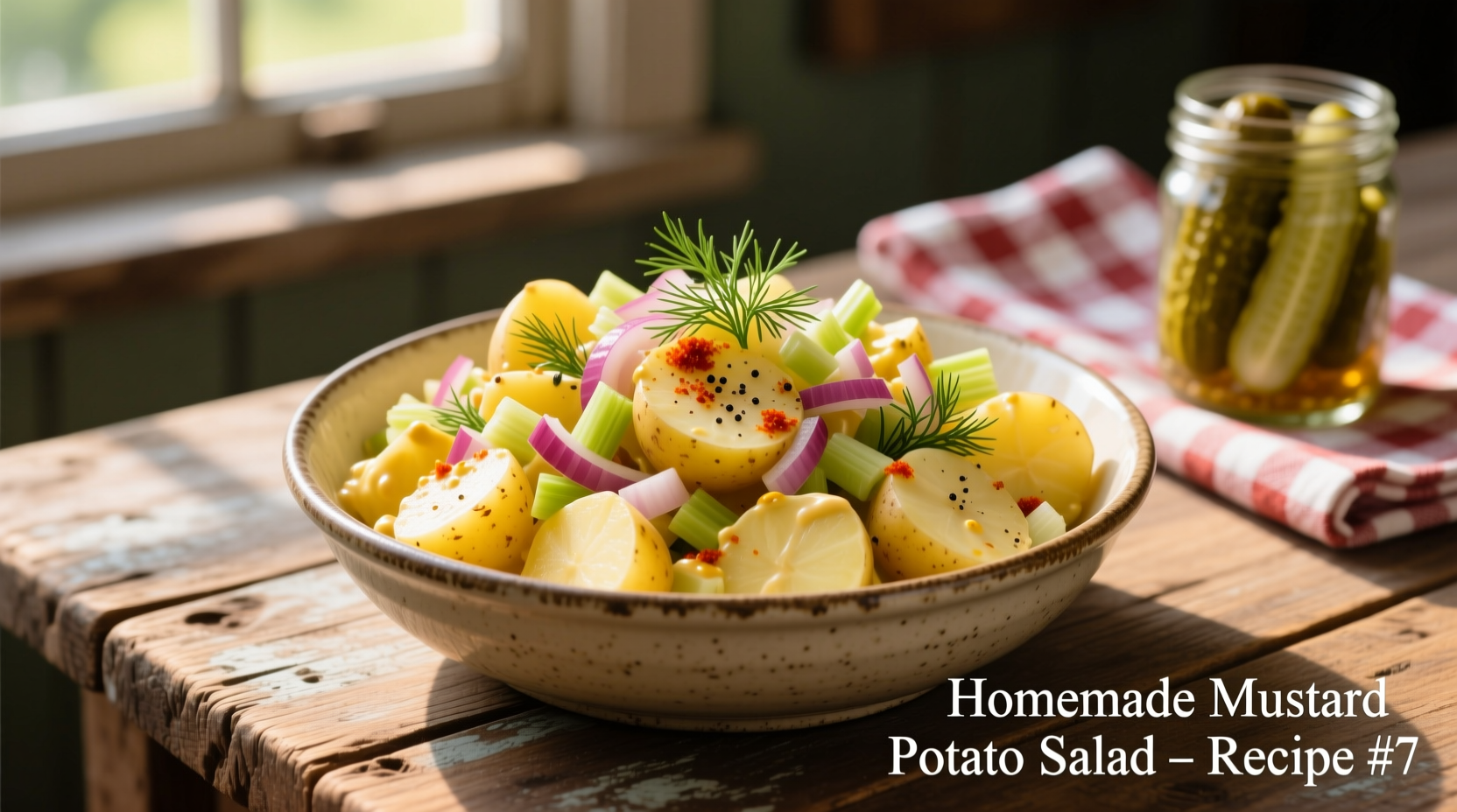 Perfect Mustard Potato Salad Recipe: Tangy & Light Side Dish