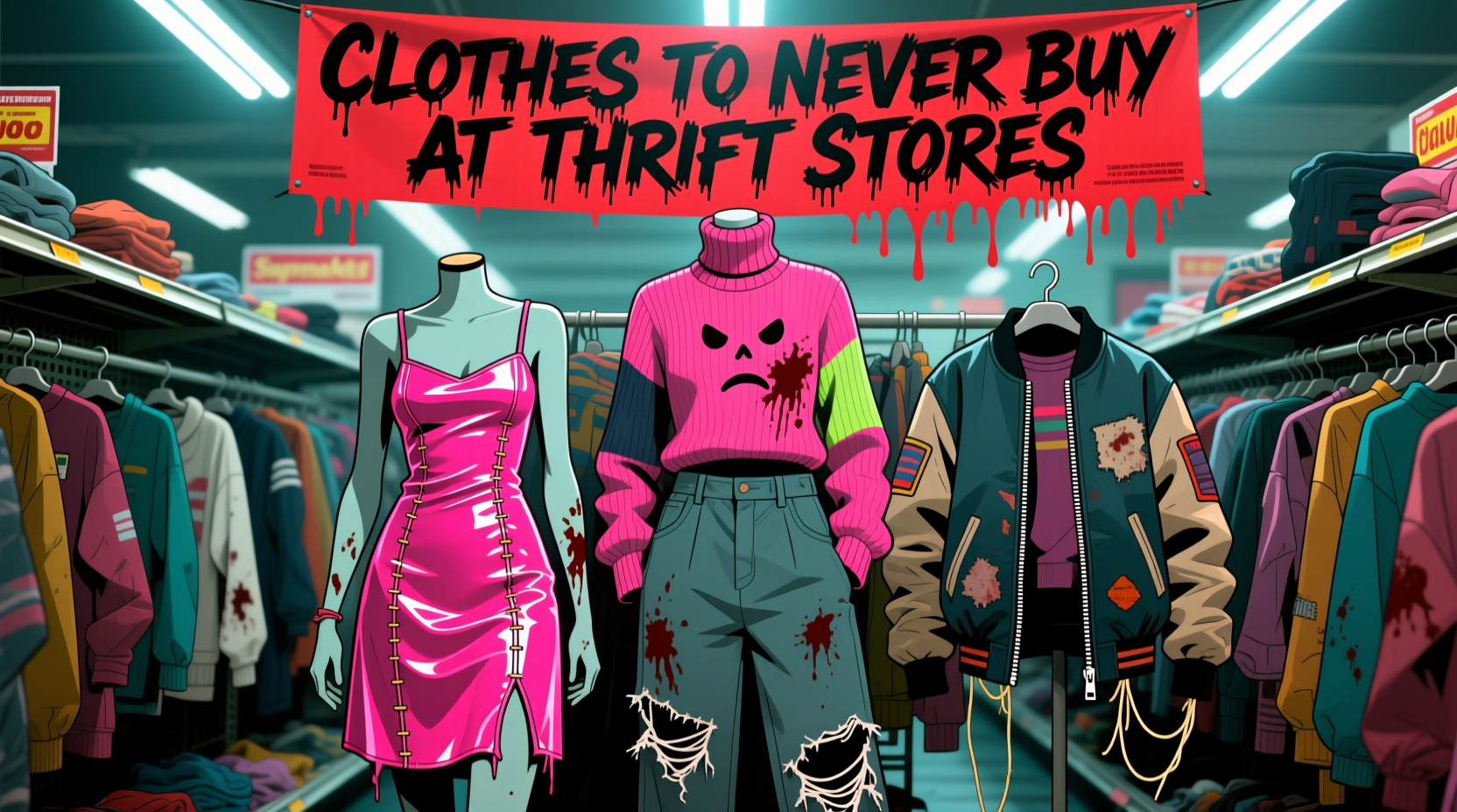 clothes to never buy at thrift stores