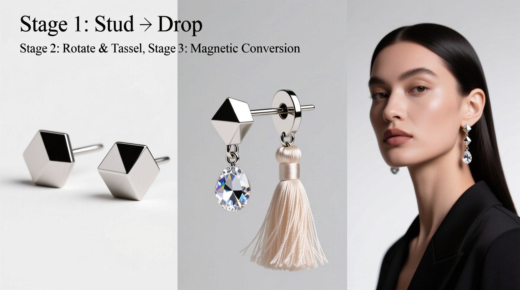 creative ways to transform dual purpose earrings step by step style conversion guide
