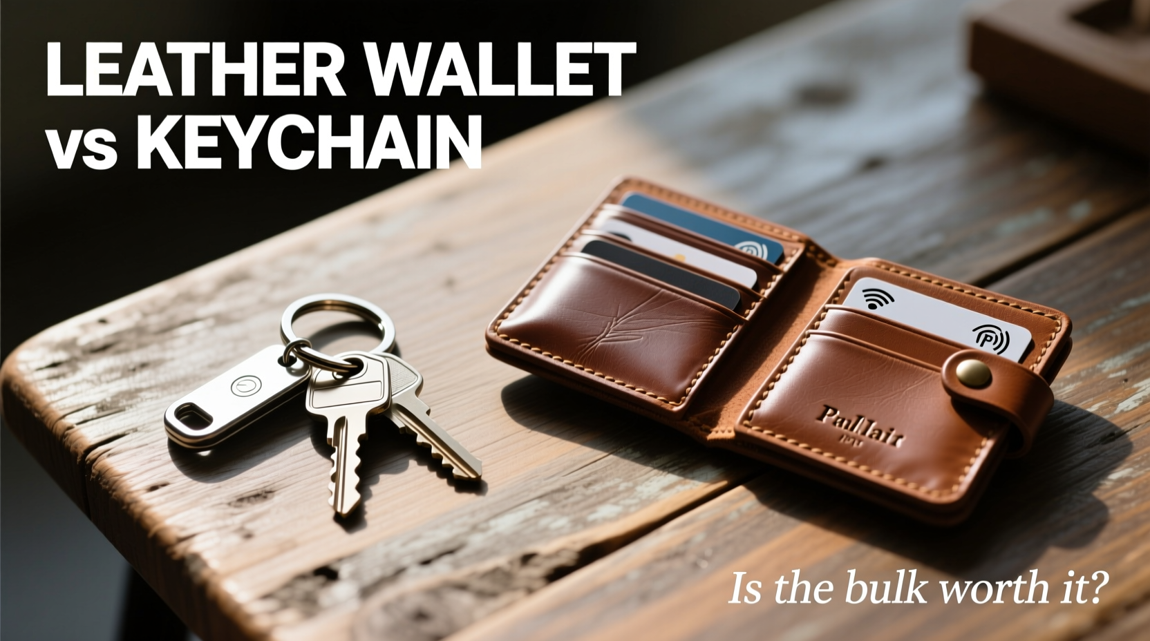 leather key wallet vs keychain is the extra bulk worth it 2