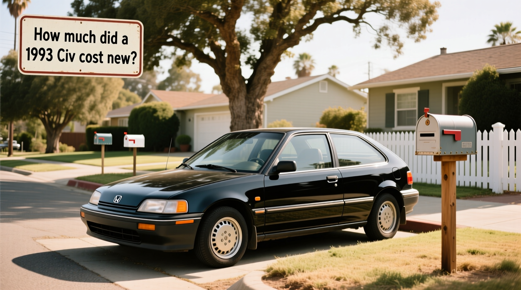 1993 civic hatchback price value guide