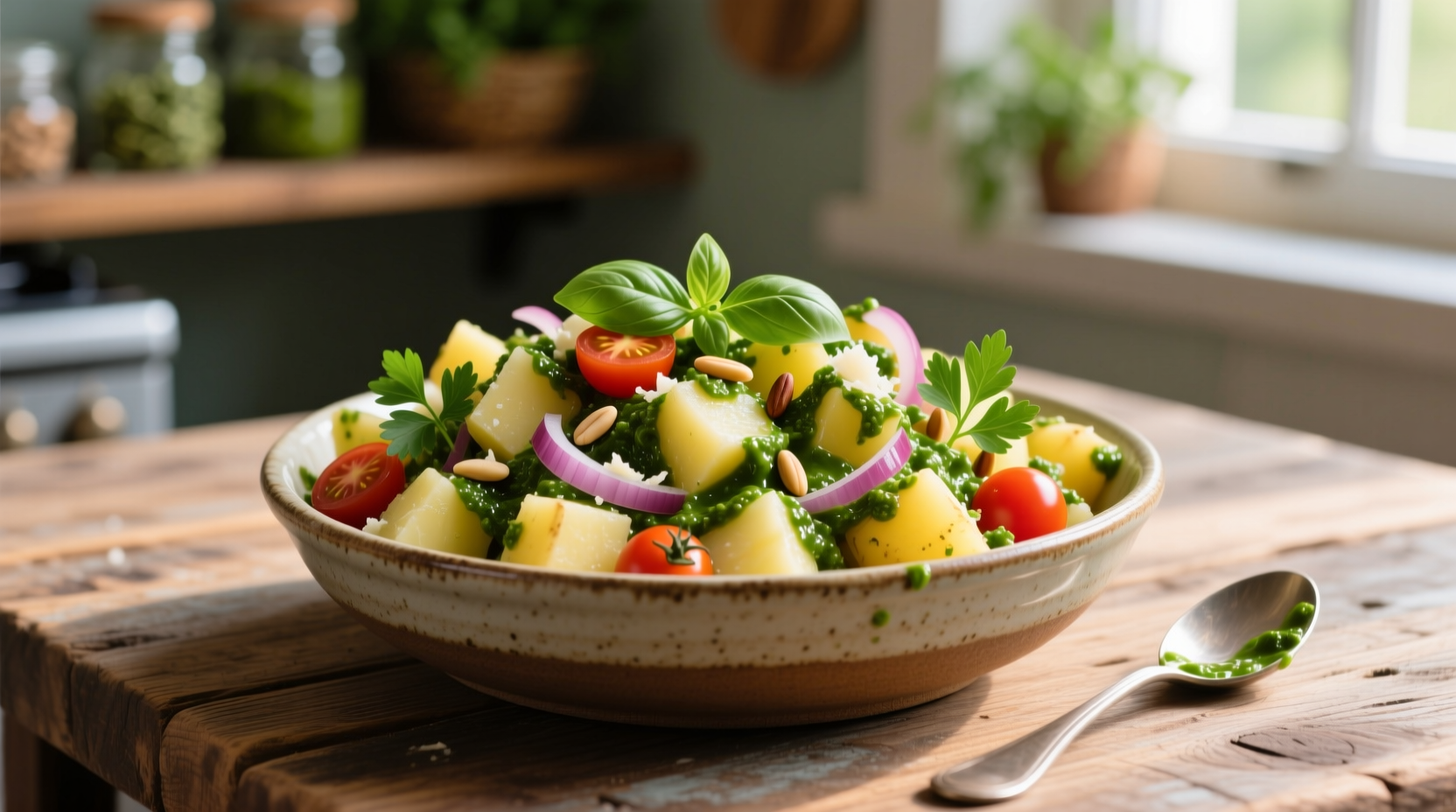 Perfect Potato Salad with Pesto Sauce Recipe | 30-Minute Meal