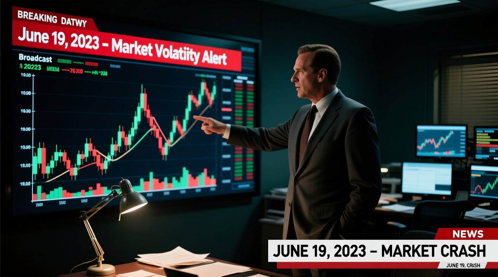 why news showed stock data from june 19 2023