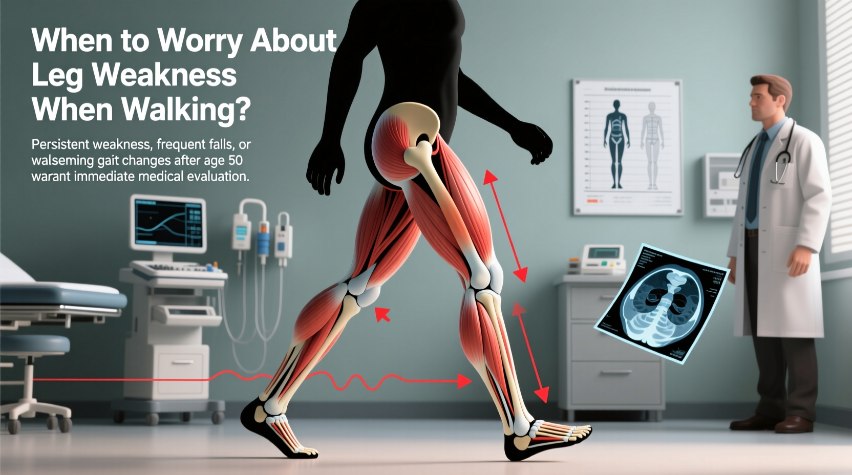leg weakness when walking causes diagnosis when to worry