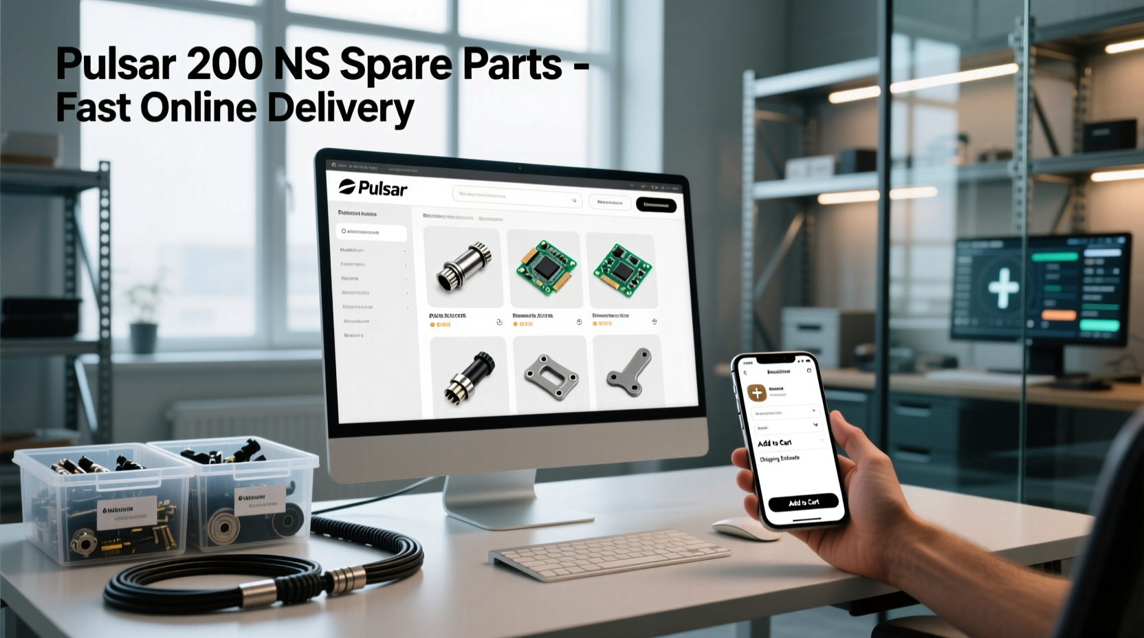 How to Buy Pulsar 200 NS Spare Parts Online Safely & Cheaply