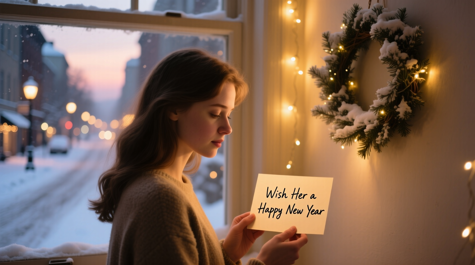 should i wish her a happy new year