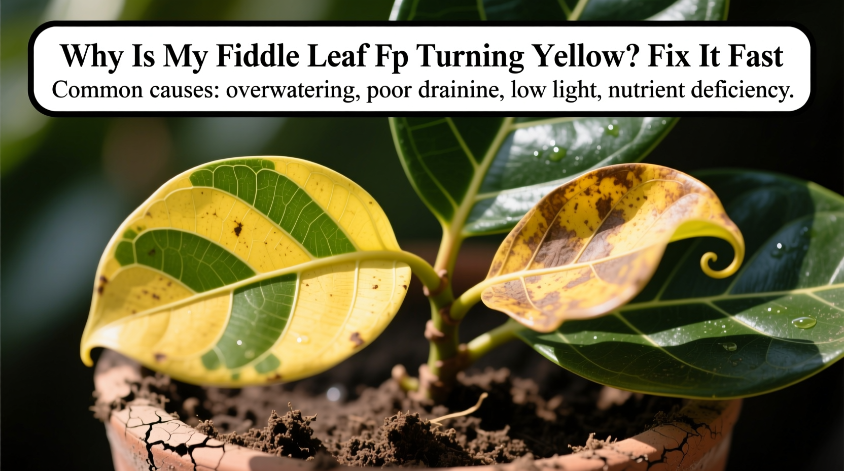 Why Is My Fiddle Leaf Fig Turning Yellow? Fix It Fast