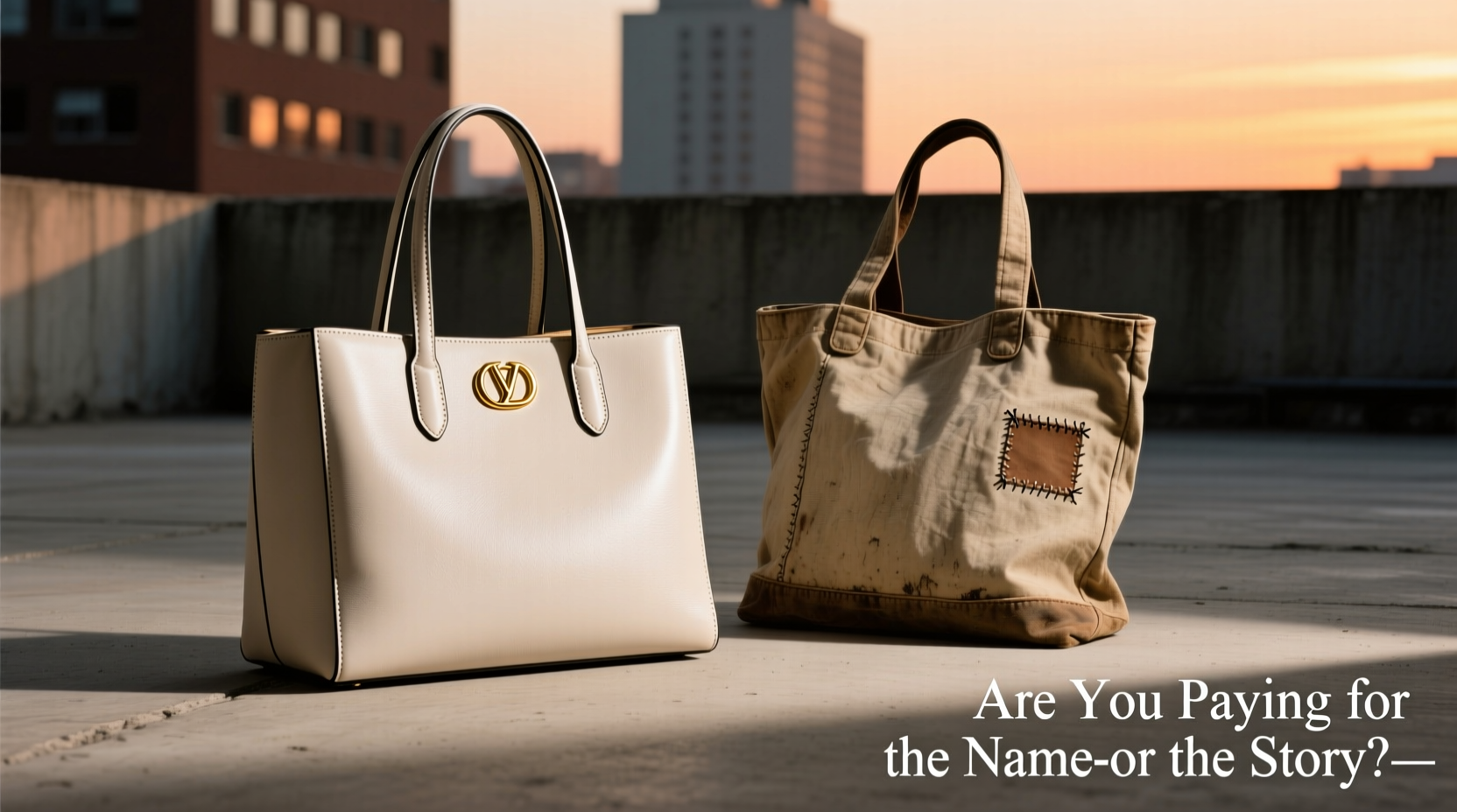 designer vs secondhand tote bags are you just paying for the name or is there more to it