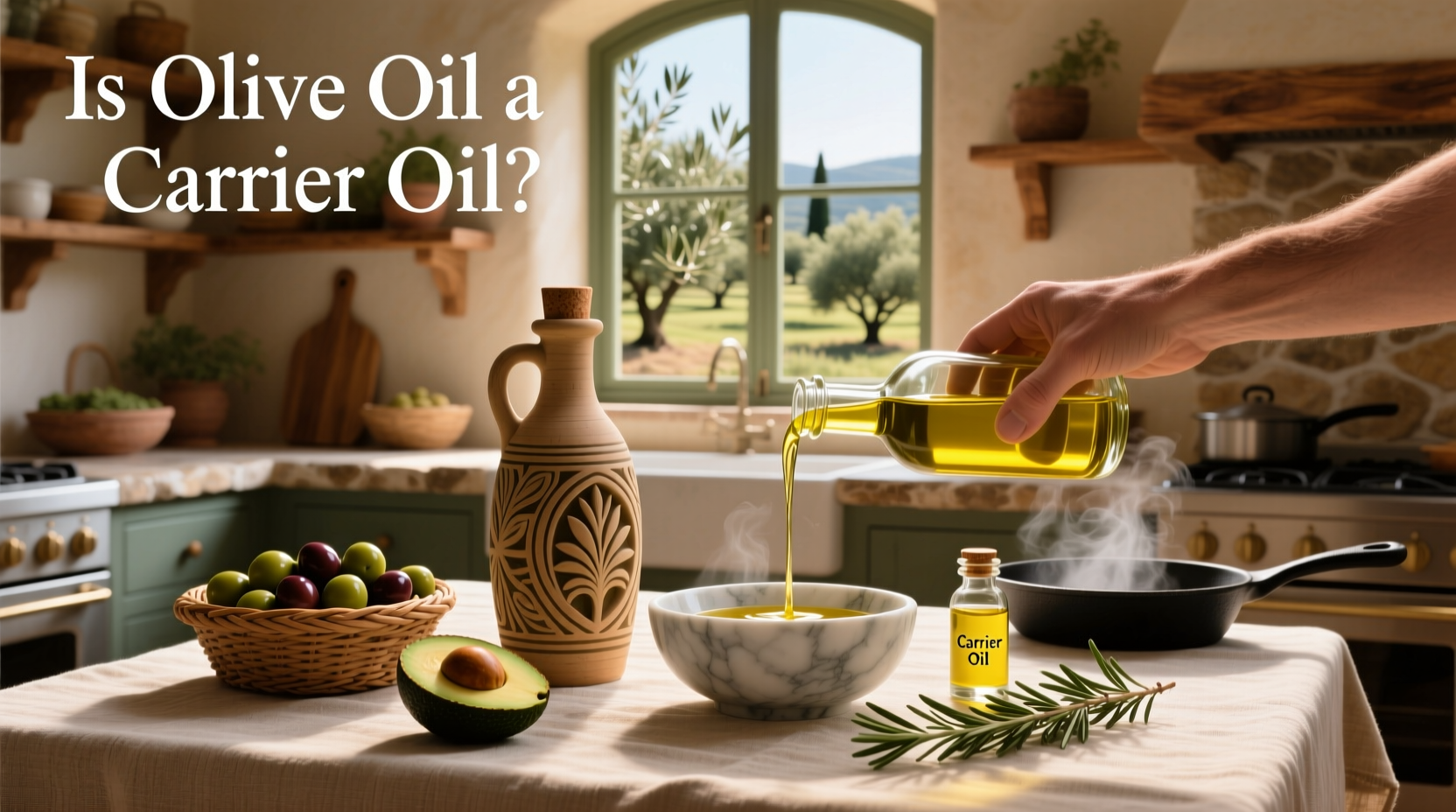 is olive oil a carrier oil 