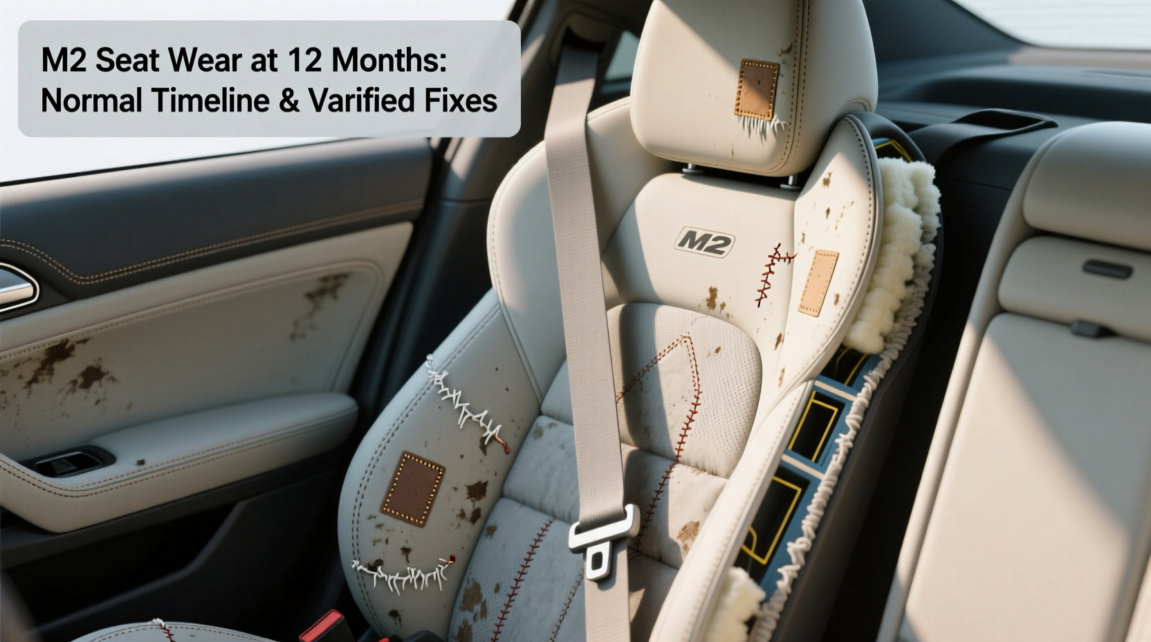 M2 Seat Wear at 12 Months: Normal Timeline & Verified Fixes