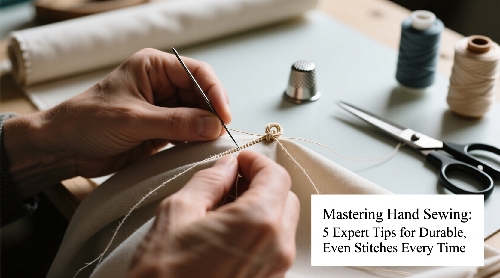 mastering how to hand sew expert tips for even durable stitches every time