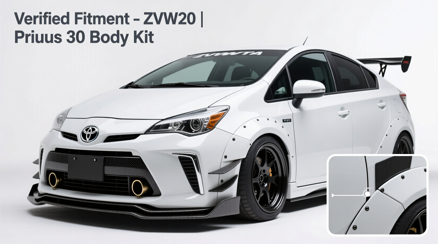 prius 30 body kit install