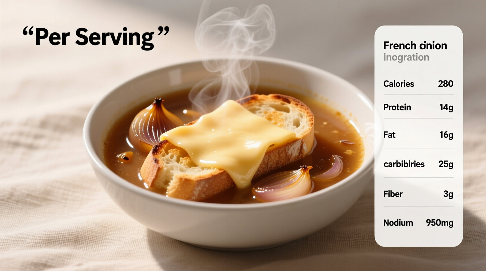 French Onion Soup Nutrition: Calories, Macros & Health Facts