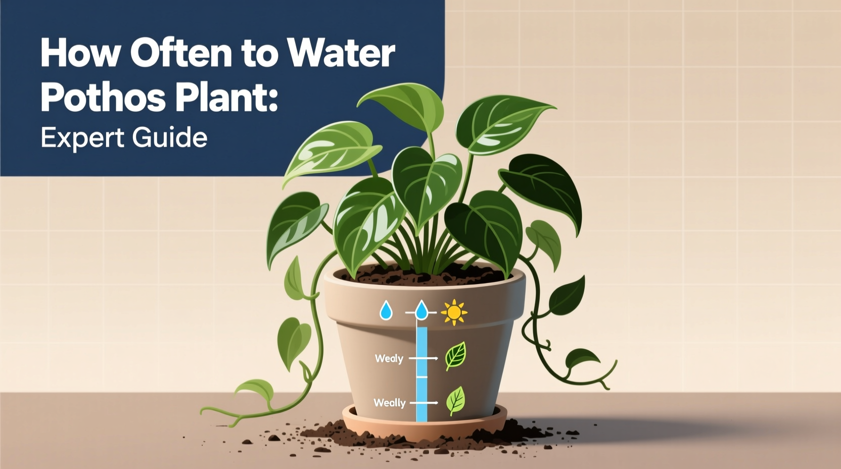 how often to water pothos plant