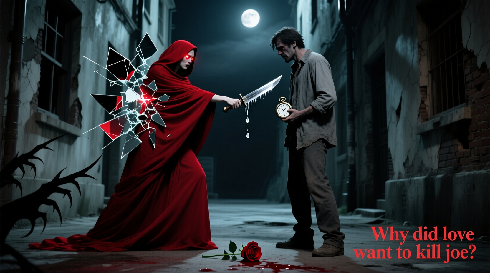 why did love want to kill joe in you character analysis