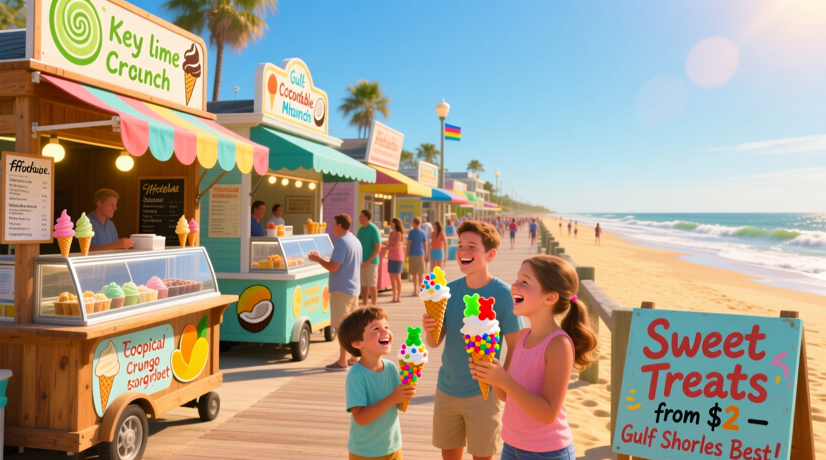 explore the best ice cream gulf shores offers with affordable sweet spots