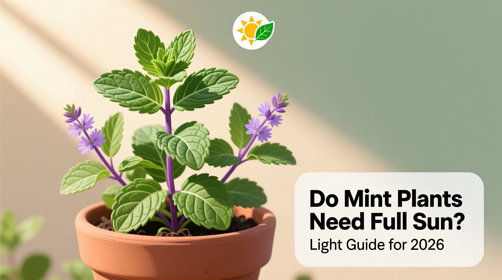 do mint plants need full sun