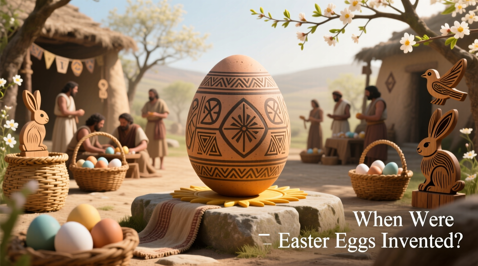 when was easter eggs invented
