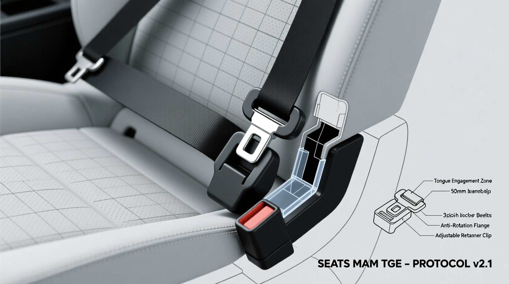seats mam tge harness slip